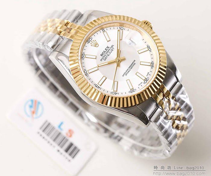 ROLEX勞力士 獨家原裝機芯 N廠藍本殼套蠔式動能恒動 勞力士經典腕表日誌型II 夜光指針 男士腕表  wssb5062